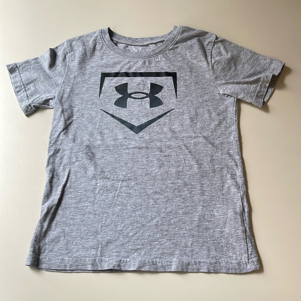 Under Armour Cotton Logo T-Shirt in Gray